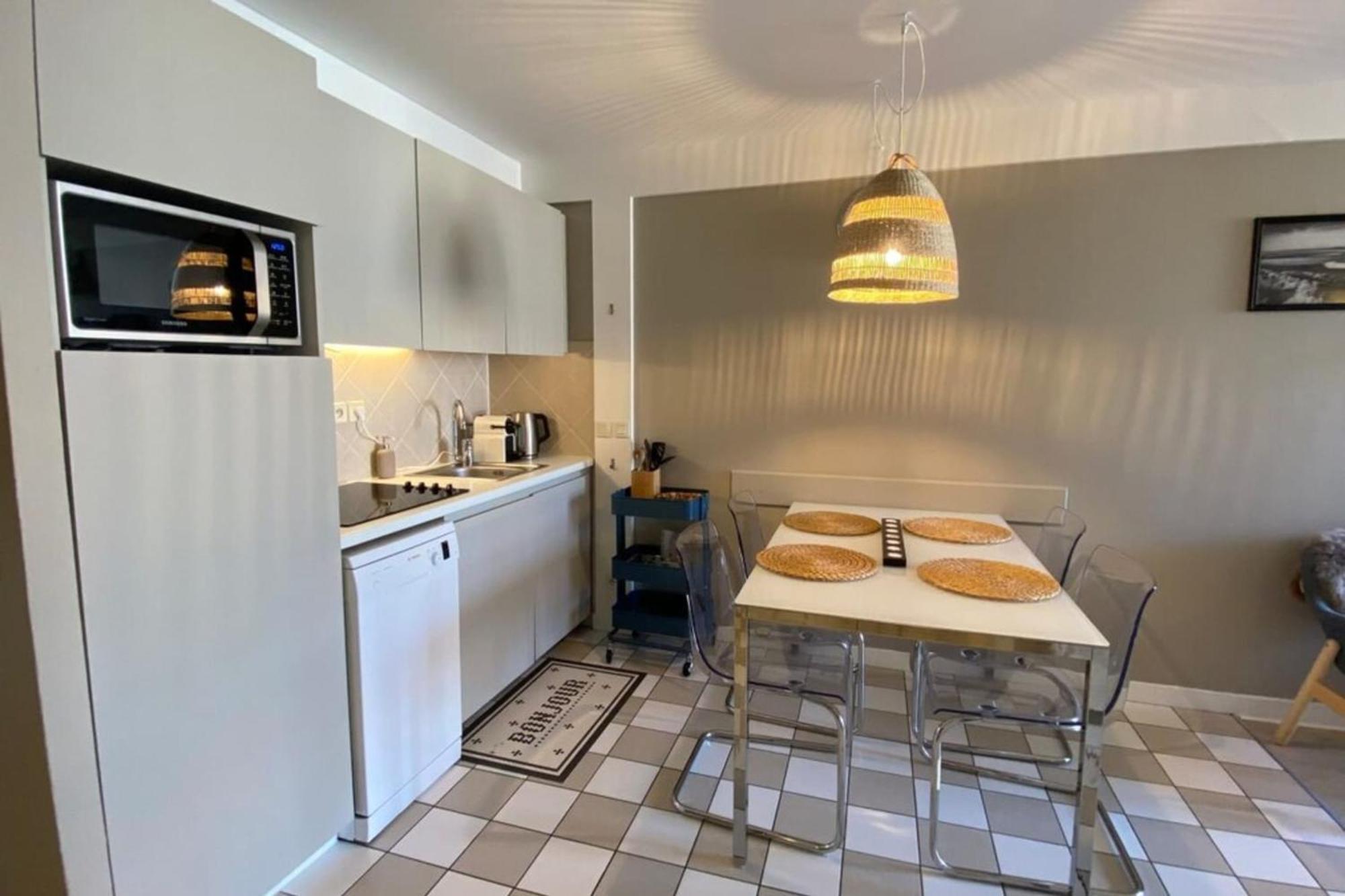 Very Nice 6 Person Apart With Swimming Pool Tennis Court And Car Park 202 Le Touquet Dış mekan fotoğraf